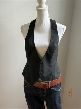 Express Black Women's Tailored Vest